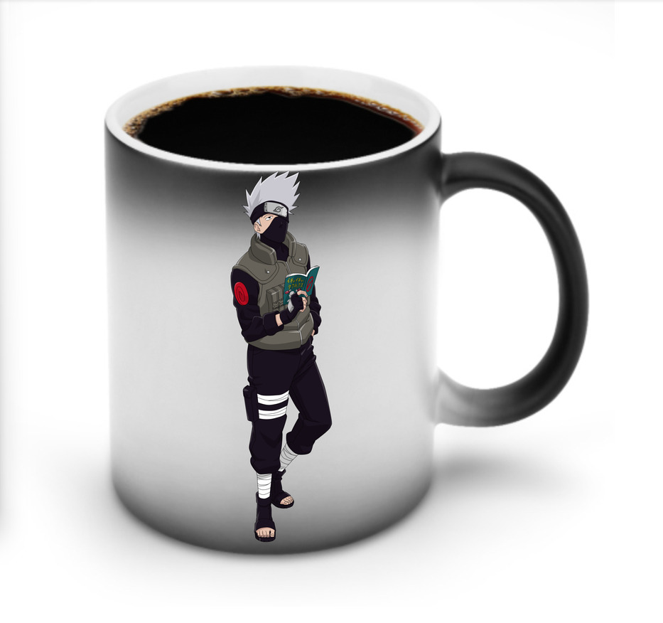 （画像用） NARUTO -ナルト- はたけ カカシ Hatake Kakashi 温度変色マグカップ