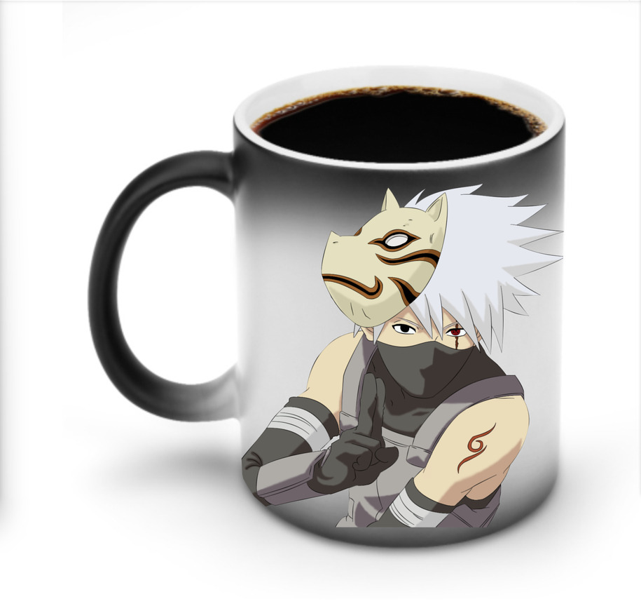 （画像用） NARUTO -ナルト- はたけ カカシ Hatake Kakashi 温度変色マグカップ