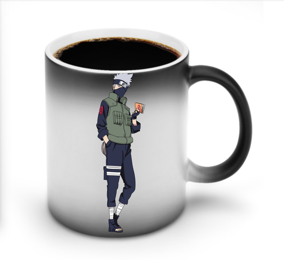 （画像用） NARUTO -ナルト- はたけ カカシ Hatake Kakashi 温度変色マグカップ