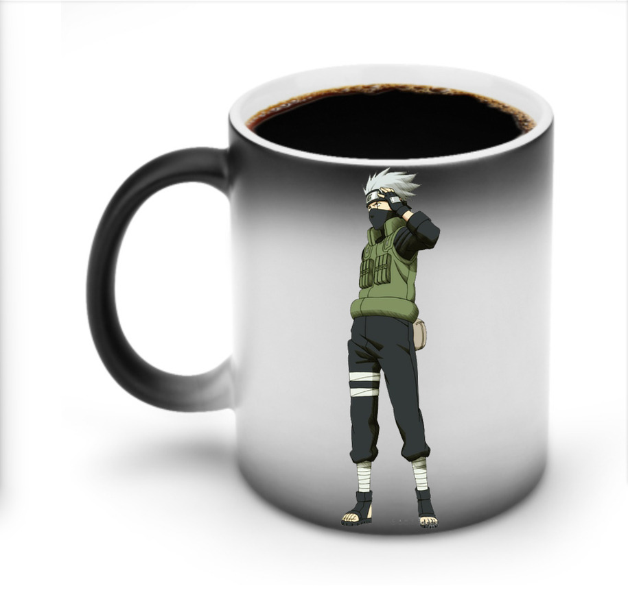 （画像用） NARUTO -ナルト- はたけ カカシ Hatake Kakashi 温度変色マグカップ