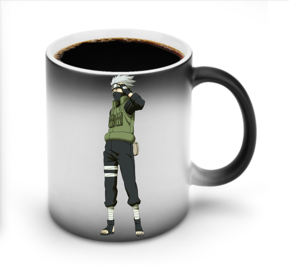 （画像用） NARUTO -ナルト- はたけ カカシ Hatake Kakashi 温度変色マグカップ