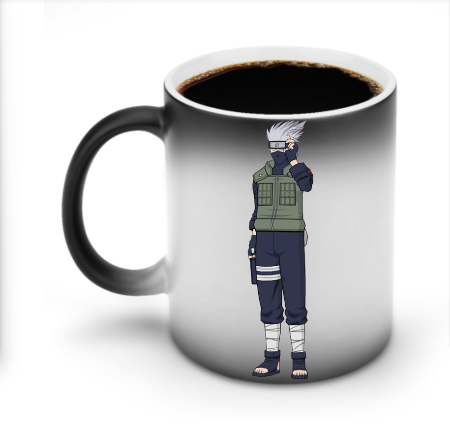 （画像用） NARUTO -ナルト- はたけ カカシ Hatake Kakashi 温度変色マグカップ