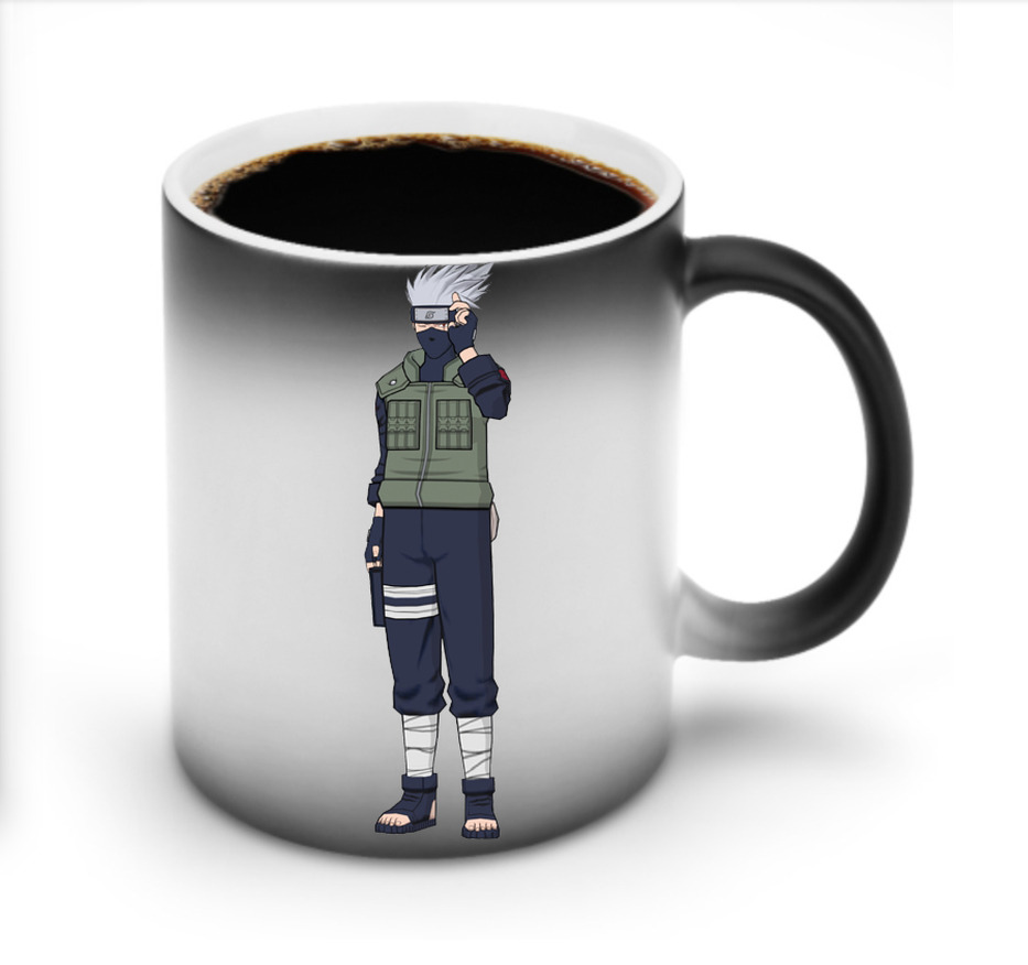 （画像用） NARUTO -ナルト- はたけ カカシ Hatake Kakashi 温度変色マグカップ