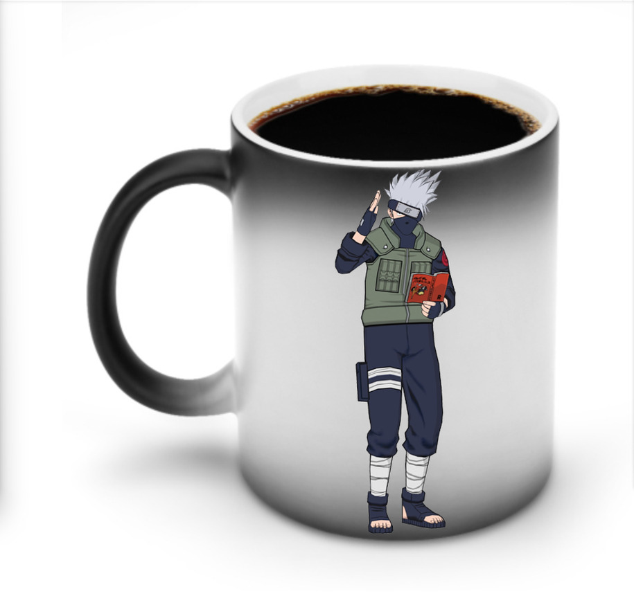（画像用） NARUTO -ナルト- はたけ カカシ Hatake Kakashi 温度変色マグカップ