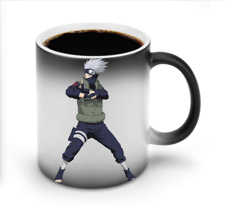 （画像用） NARUTO -ナルト- はたけ カカシ Hatake Kakashi 温度変色マグカップ