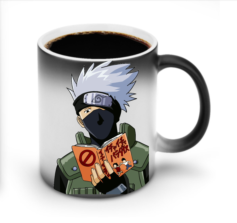 （画像用） NARUTO -ナルト- はたけ カカシ Hatake Kakashi 温度変色マグカップ