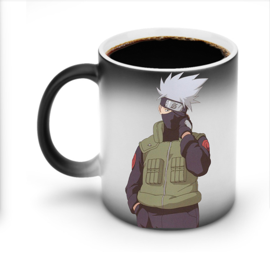 （画像用） NARUTO -ナルト- はたけ カカシ Hatake Kakashi 温度変色マグカップ