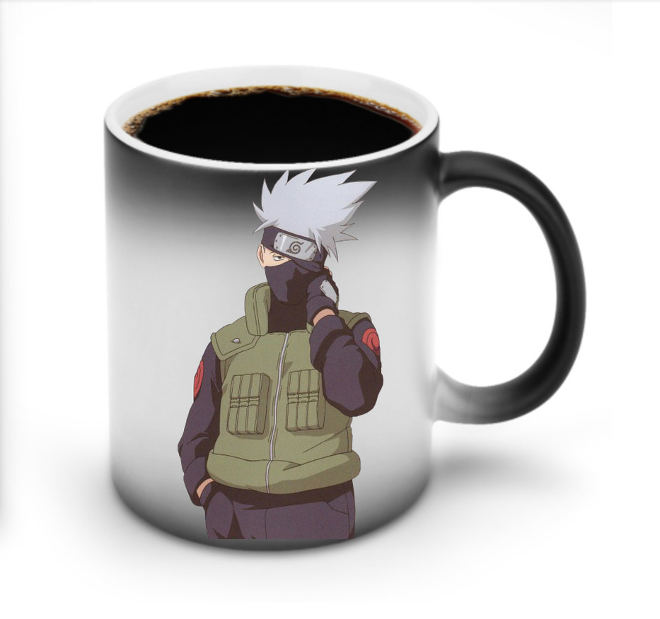 （画像用） NARUTO -ナルト- はたけ カカシ Hatake Kakashi 温度変色マグカップ