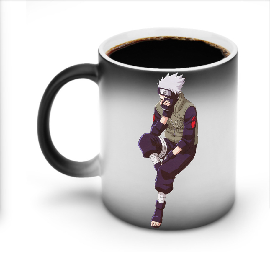 （画像用） NARUTO -ナルト- はたけ カカシ Hatake Kakashi 温度変色マグカップ