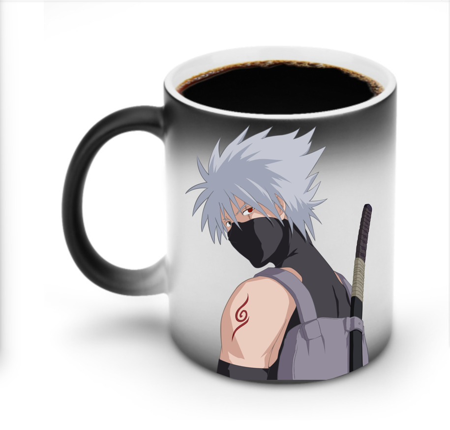 （画像用） NARUTO -ナルト- はたけ カカシ Hatake Kakashi 温度変色マグカップ