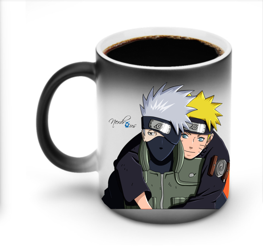 （画像用） NARUTO -ナルト- はたけ カカシ Hatake Kakashi 温度変色マグカップ