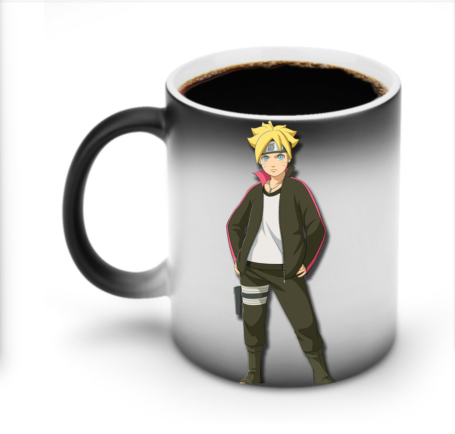 （画像用） NARUTO -ナルト- うずまき ボルト Uzumaki Boruto 温度変色マグカップ