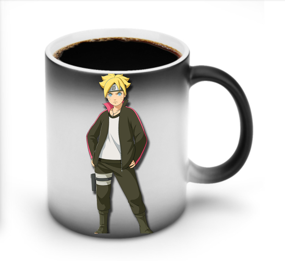 （画像用） NARUTO -ナルト- うずまき ボルト Uzumaki Boruto 温度変色マグカップ