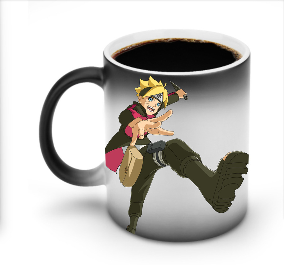 （画像用） NARUTO -ナルト- うずまき ボルト Uzumaki Boruto 温度変色マグカップ