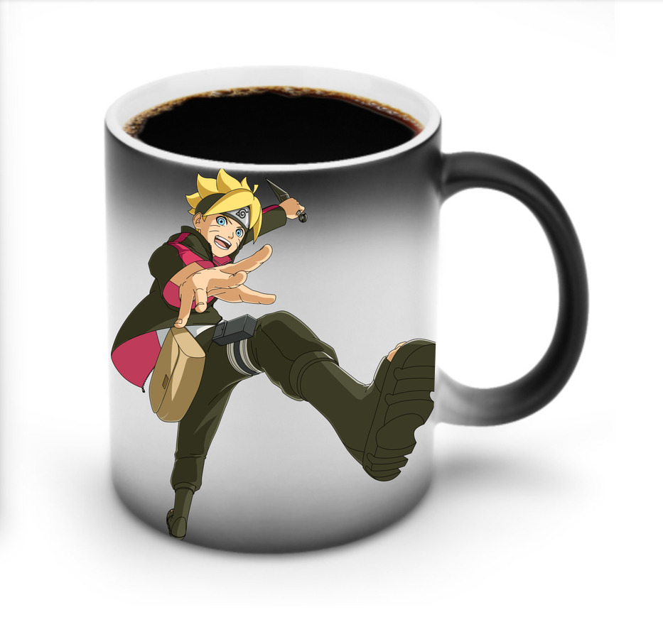 （画像用） NARUTO -ナルト- うずまき ボルト Uzumaki Boruto 温度変色マグカップ