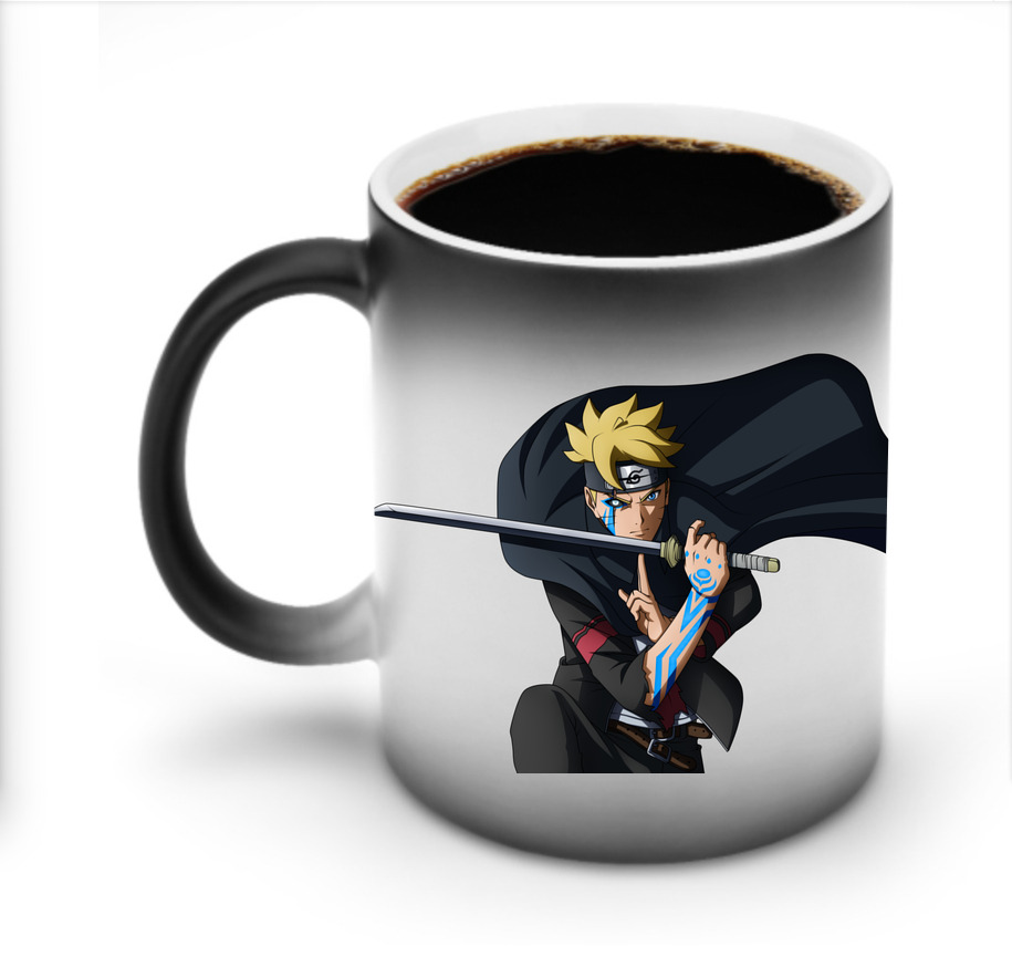 （画像用） NARUTO -ナルト- うずまき ボルト Uzumaki Boruto 温度変色マグカップ