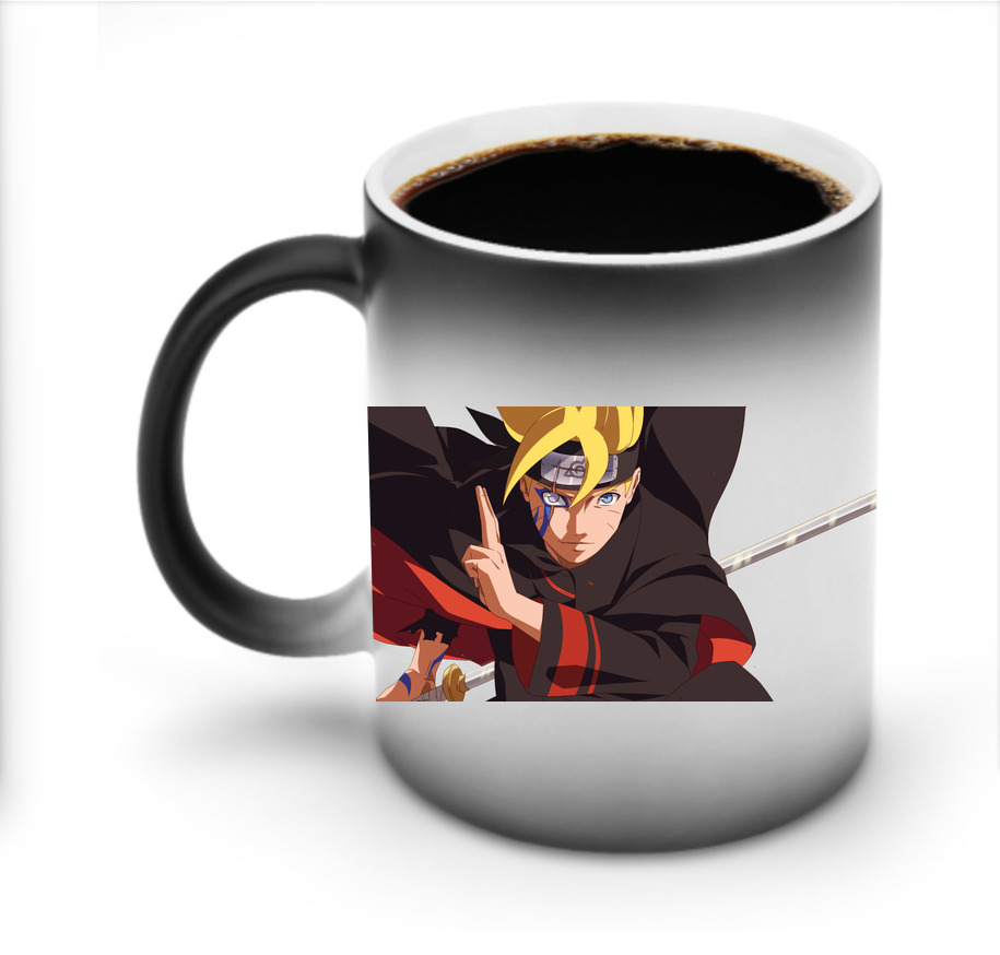 （画像用） NARUTO -ナルト- うずまき ボルト Uzumaki Boruto 温度変色マグカップ