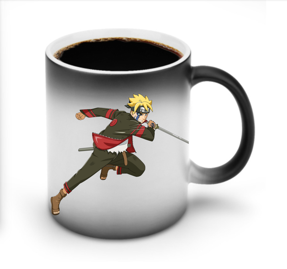 （画像用） NARUTO -ナルト- うずまき ボルト Uzumaki Boruto 温度変色マグカップ