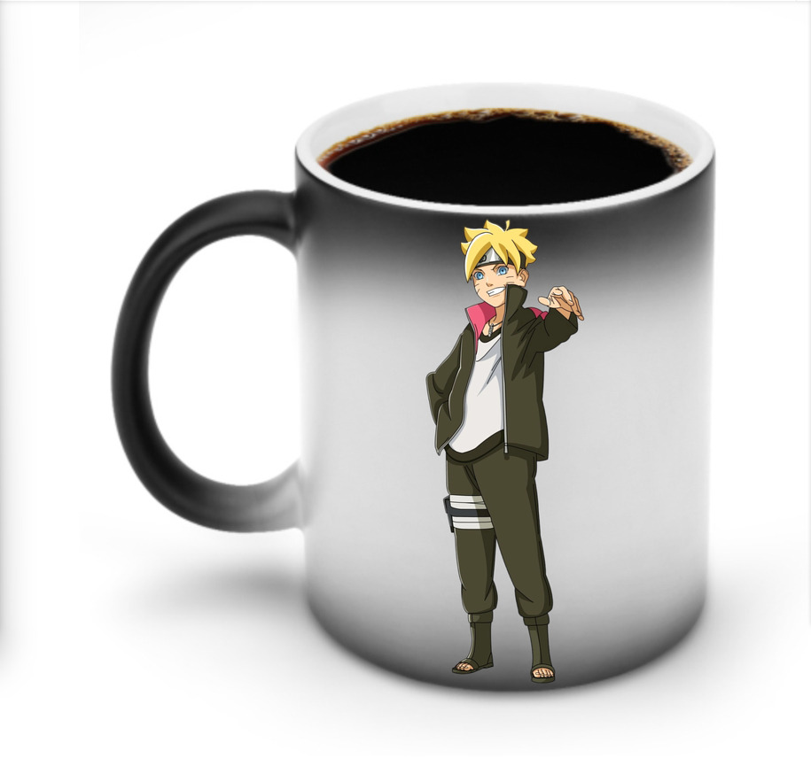 （画像用） NARUTO -ナルト- うずまき ボルト Uzumaki Boruto 温度変色マグカップ