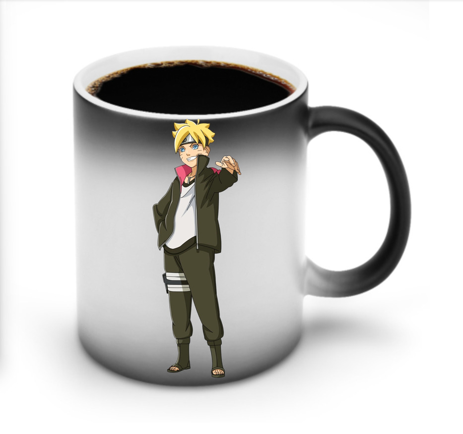 （画像用） NARUTO -ナルト- うずまき ボルト Uzumaki Boruto 温度変色マグカップ