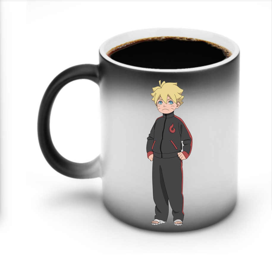（画像用） NARUTO -ナルト- うずまき ボルト Uzumaki Boruto 温度変色マグカップ