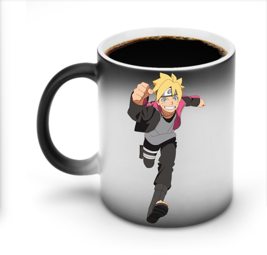 （画像用） NARUTO -ナルト- うずまき ボルト Uzumaki Boruto 温度変色マグカップ