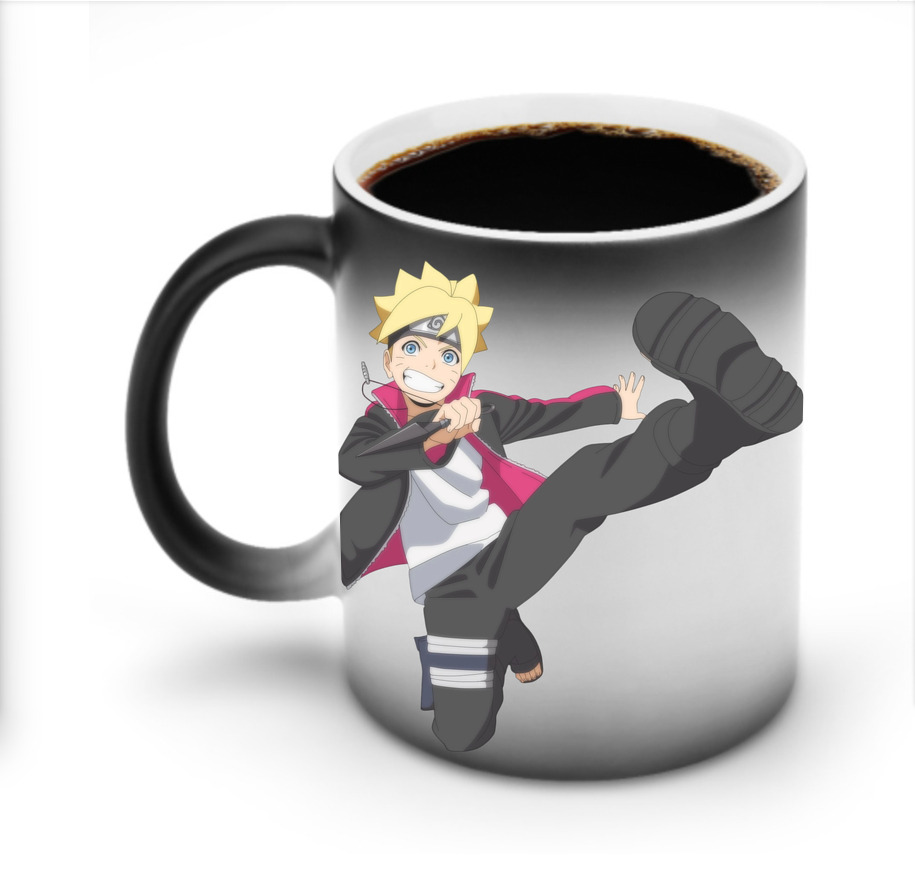 （画像用） NARUTO -ナルト- うずまき ボルト Uzumaki Boruto 温度変色マグカップ