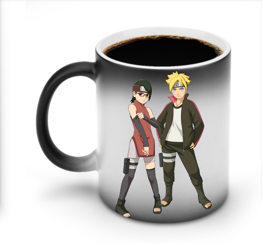 （画像用） NARUTO -ナルト- うずまき ボルト Uzumaki Boruto 温度変色マグカップ