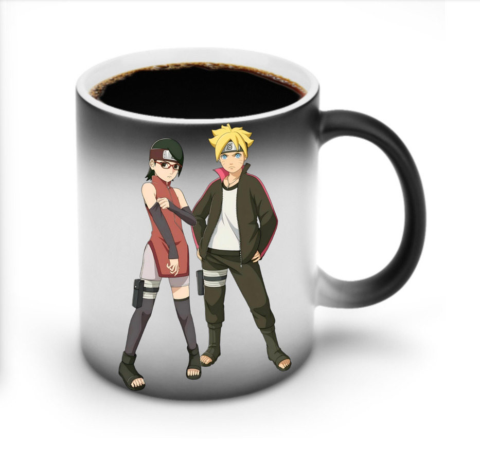 （画像用） NARUTO -ナルト- うずまき ボルト Uzumaki Boruto 温度変色マグカップ