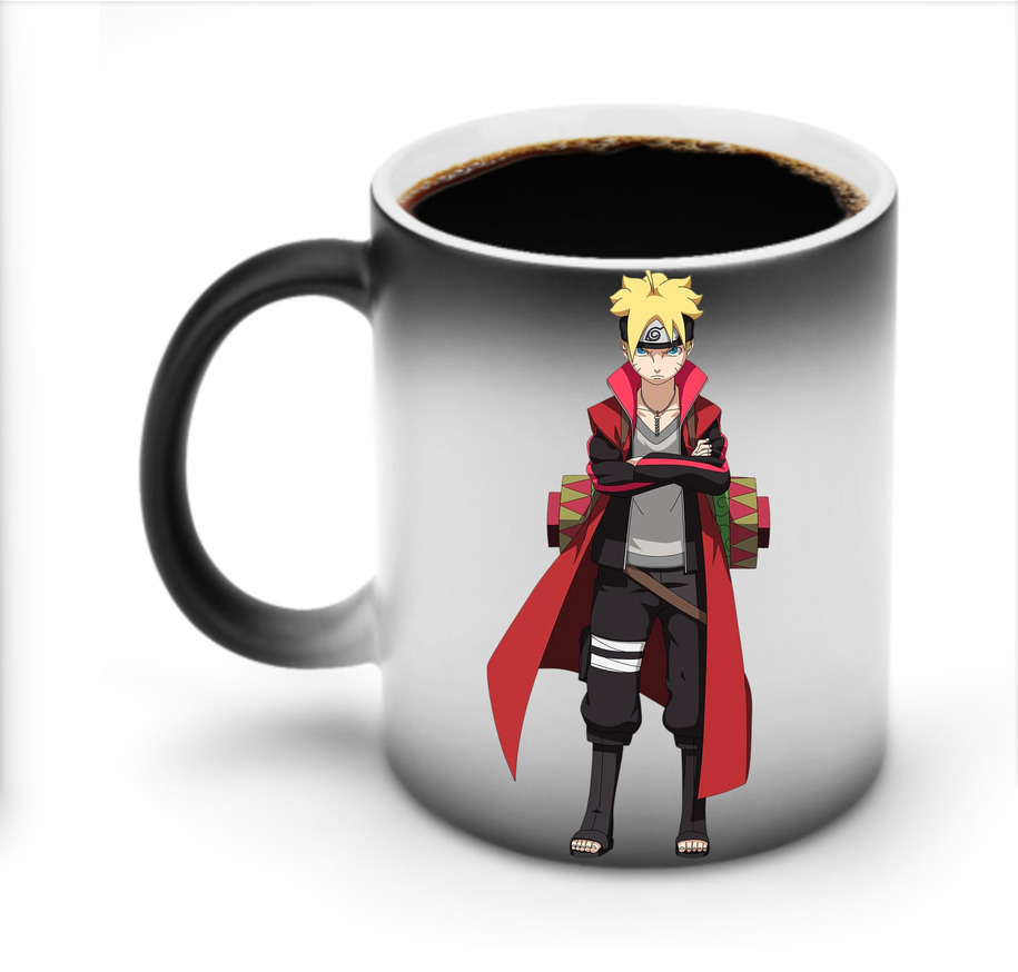（画像用） NARUTO -ナルト- うずまき ボルト Uzumaki Boruto 温度変色マグカップ