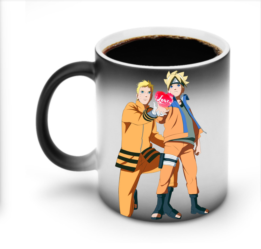 （画像用） NARUTO -ナルト- うずまき ボルト Uzumaki Boruto 温度変色マグカップ