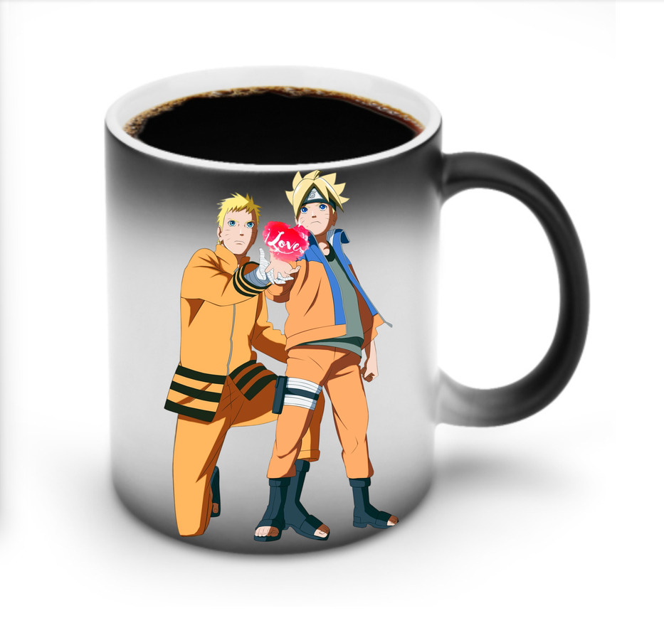 （画像用） NARUTO -ナルト- うずまき ボルト Uzumaki Boruto 温度変色マグカップ
