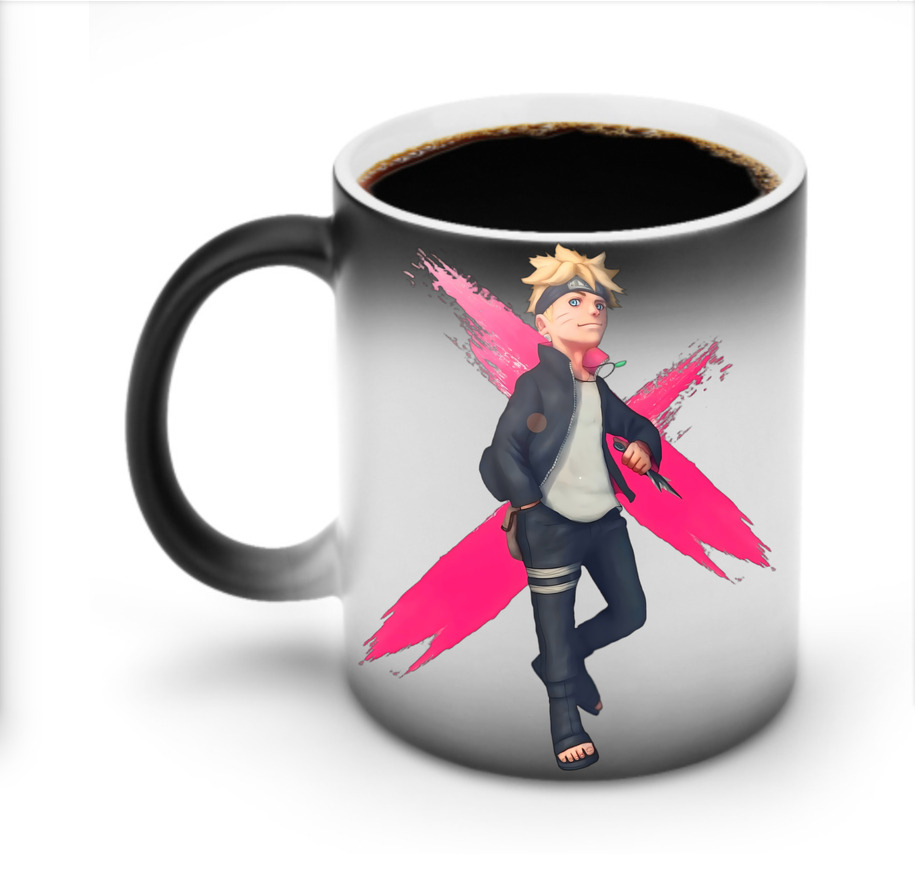 （画像用） NARUTO -ナルト- うずまき ボルト Uzumaki Boruto 温度変色マグカップ