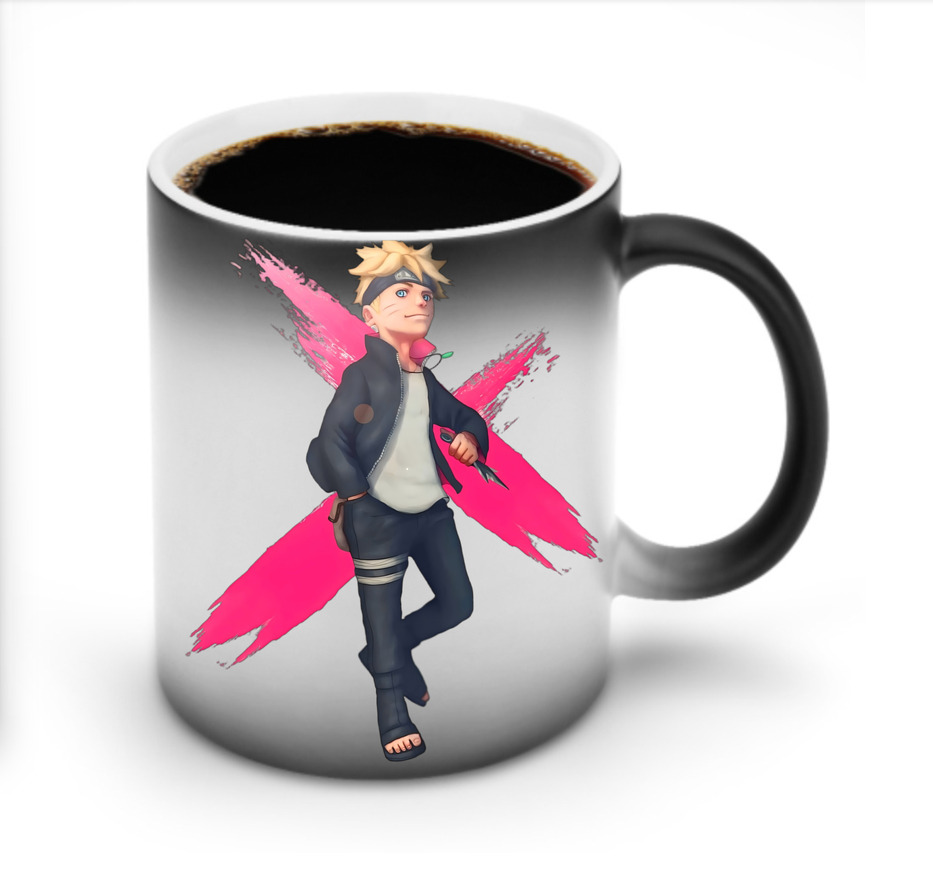 （画像用） NARUTO -ナルト- うずまき ボルト Uzumaki Boruto 温度変色マグカップ