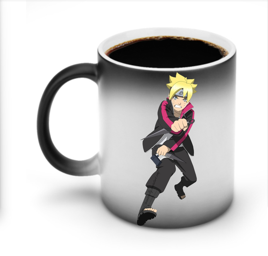 （画像用） NARUTO -ナルト- うずまき ボルト Uzumaki Boruto 温度変色マグカップ