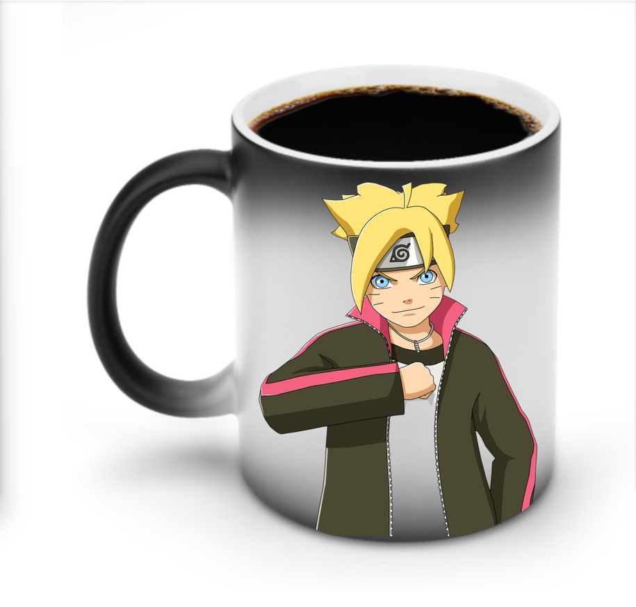 （画像用） NARUTO -ナルト- うずまき ボルト Uzumaki Boruto 温度変色マグカップ