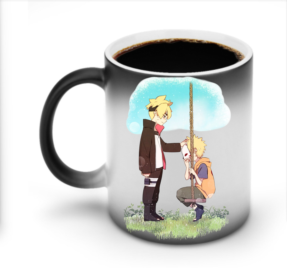 （画像用） NARUTO -ナルト- うずまき ボルト Uzumaki Boruto 温度変色マグカップ