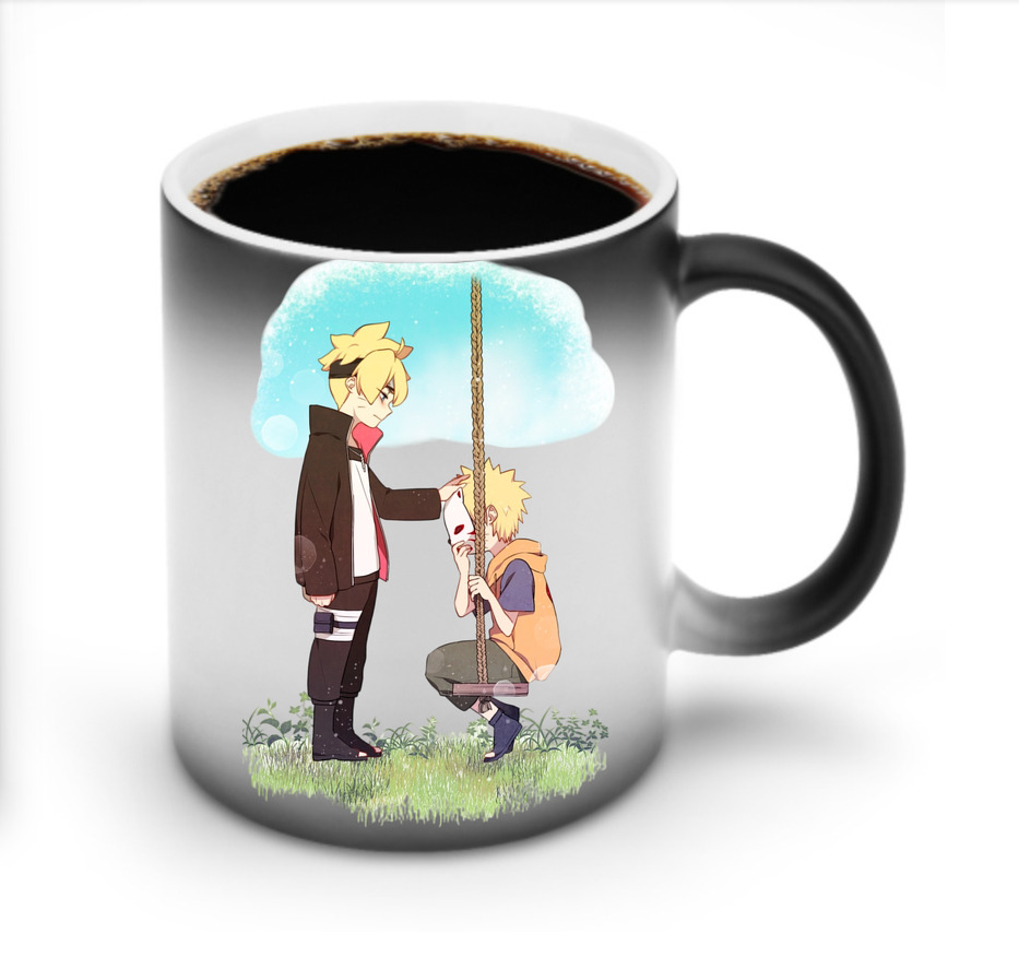 （画像用） NARUTO -ナルト- うずまき ボルト Uzumaki Boruto 温度変色マグカップ