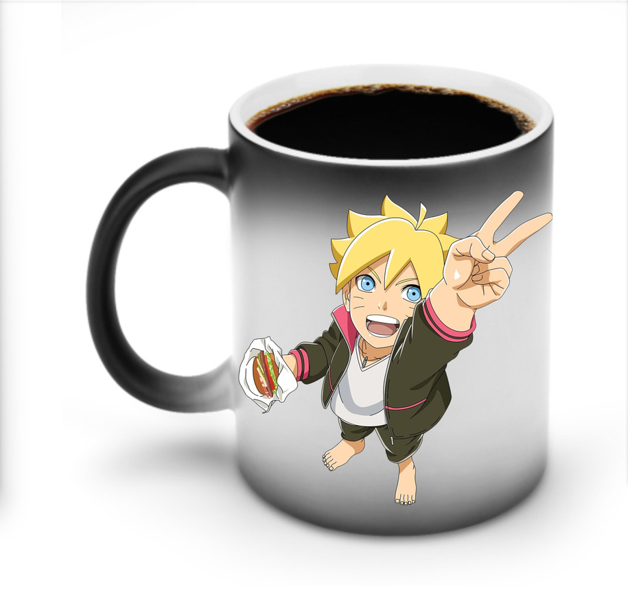 （画像用） NARUTO -ナルト- うずまき ボルト Uzumaki Boruto 温度変色マグカップ