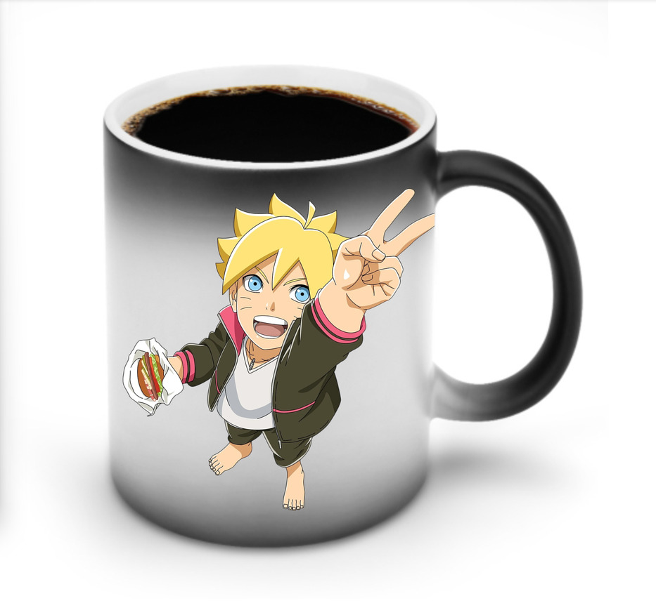 （画像用） NARUTO -ナルト- うずまき ボルト Uzumaki Boruto 温度変色マグカップ