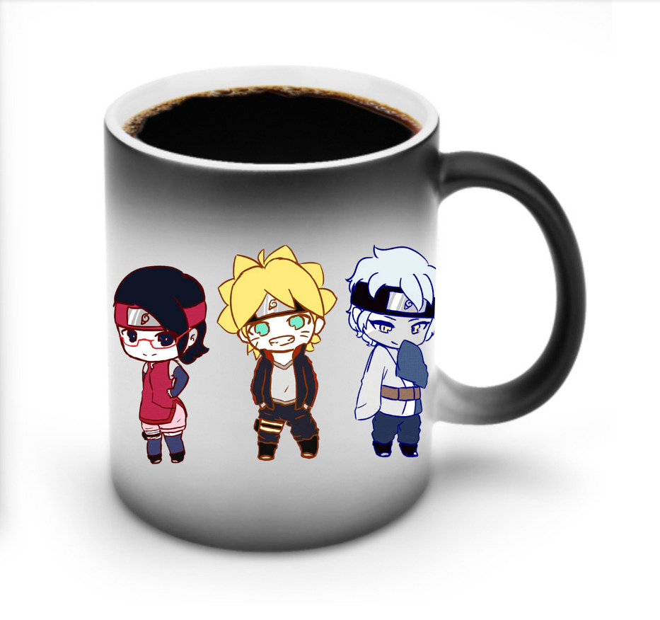 （画像用） NARUTO -ナルト- うずまき ボルト Uzumaki Boruto 温度変色マグカップ