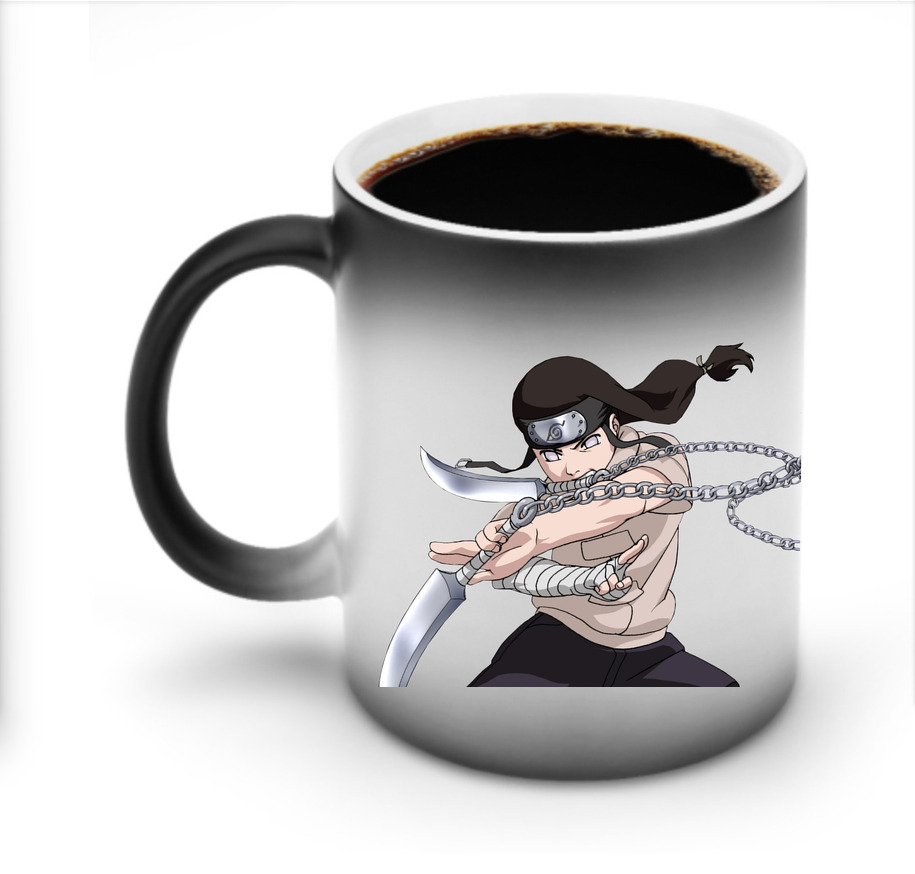 （画像用） NARUTO -ナルト- 日向ネジ Hyūga Neji 温度変色マグカップ
