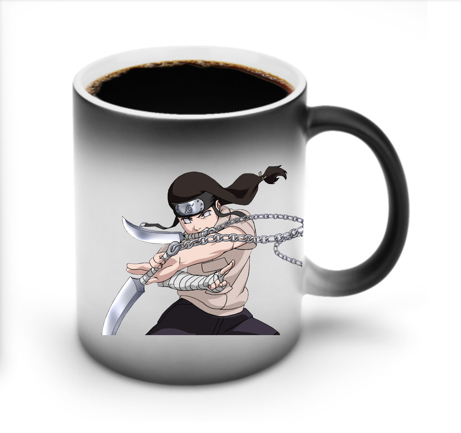 （画像用） NARUTO -ナルト- 日向ネジ Hyūga Neji 温度変色マグカップ