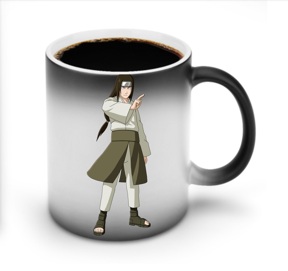 （画像用） NARUTO -ナルト- 日向ネジ Hyūga Neji 温度変色マグカップ