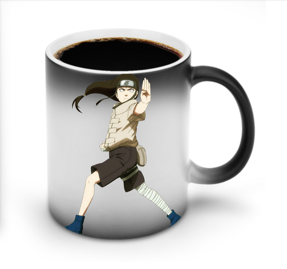 （画像用） NARUTO -ナルト- 日向ネジ Hyūga Neji 温度変色マグカップ