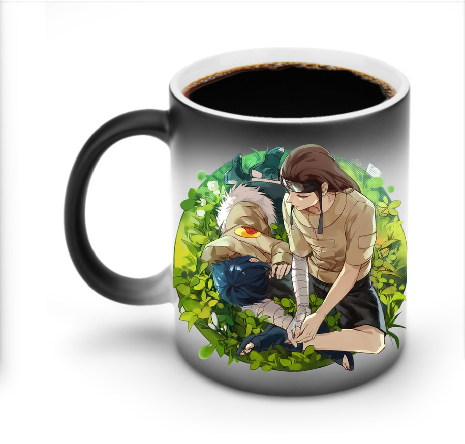 （画像用） NARUTO -ナルト- 日向ネジ Hyūga Neji 温度変色マグカップ