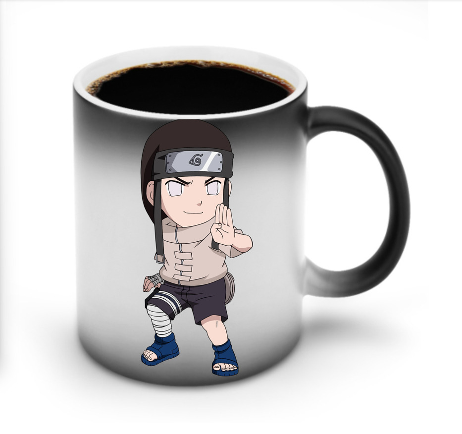 （画像用） NARUTO -ナルト- 日向ネジ Hyūga Neji 温度変色マグカップ