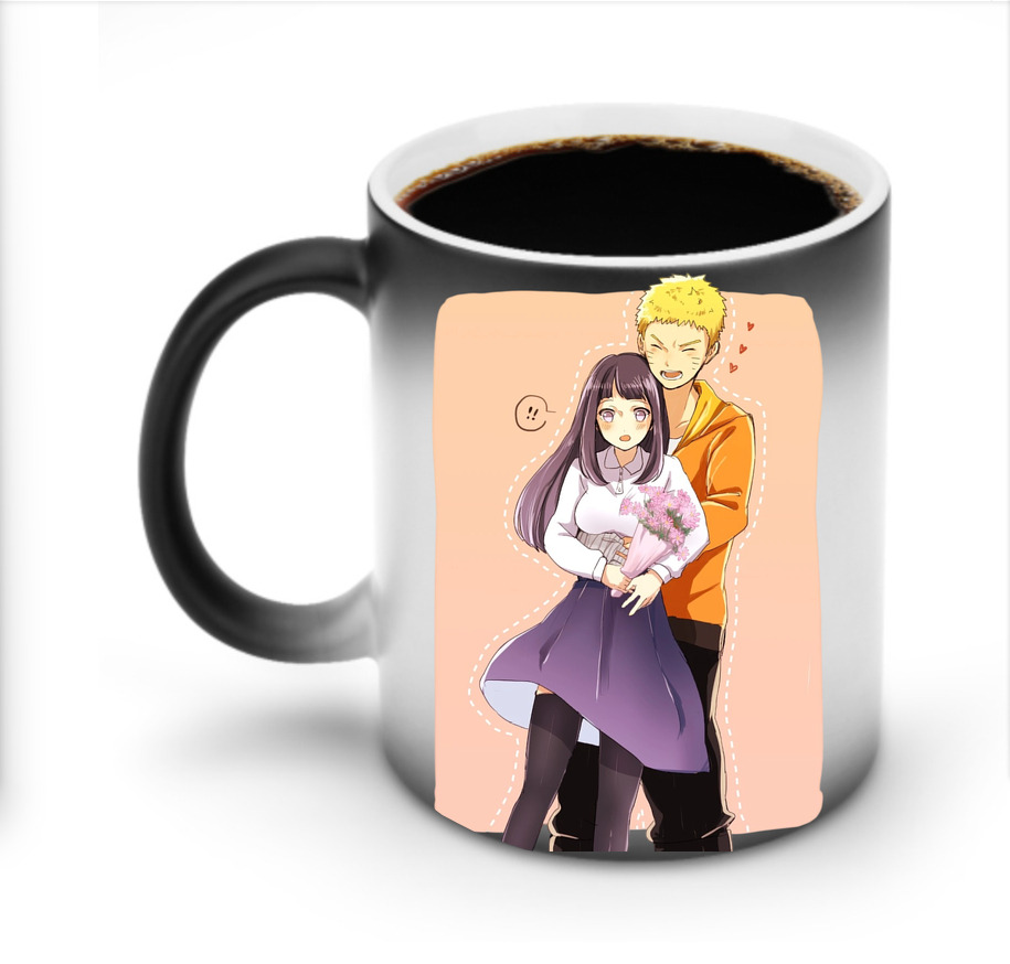 （画像用） NARUTO -ナルト- 日向ヒナタ Hyūga Hinata 温度変色マグカップ