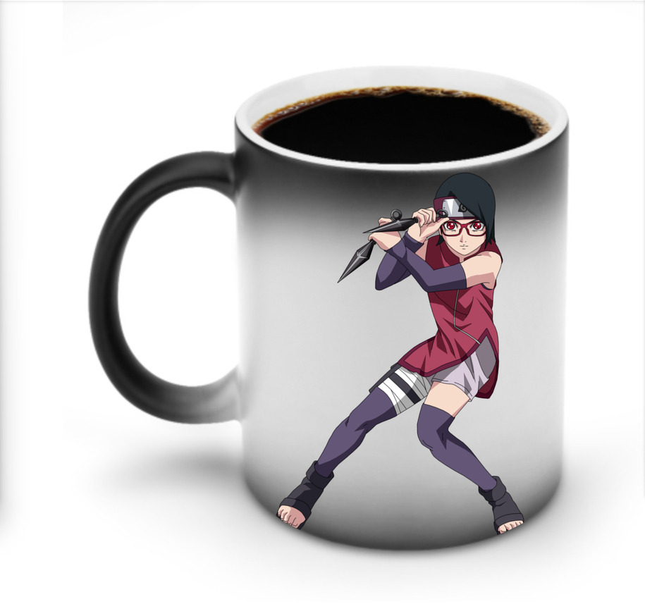 （画像用） NARUTO -ナルト- うちは サラダ Uchiha Sarada 温度変色マグカップ