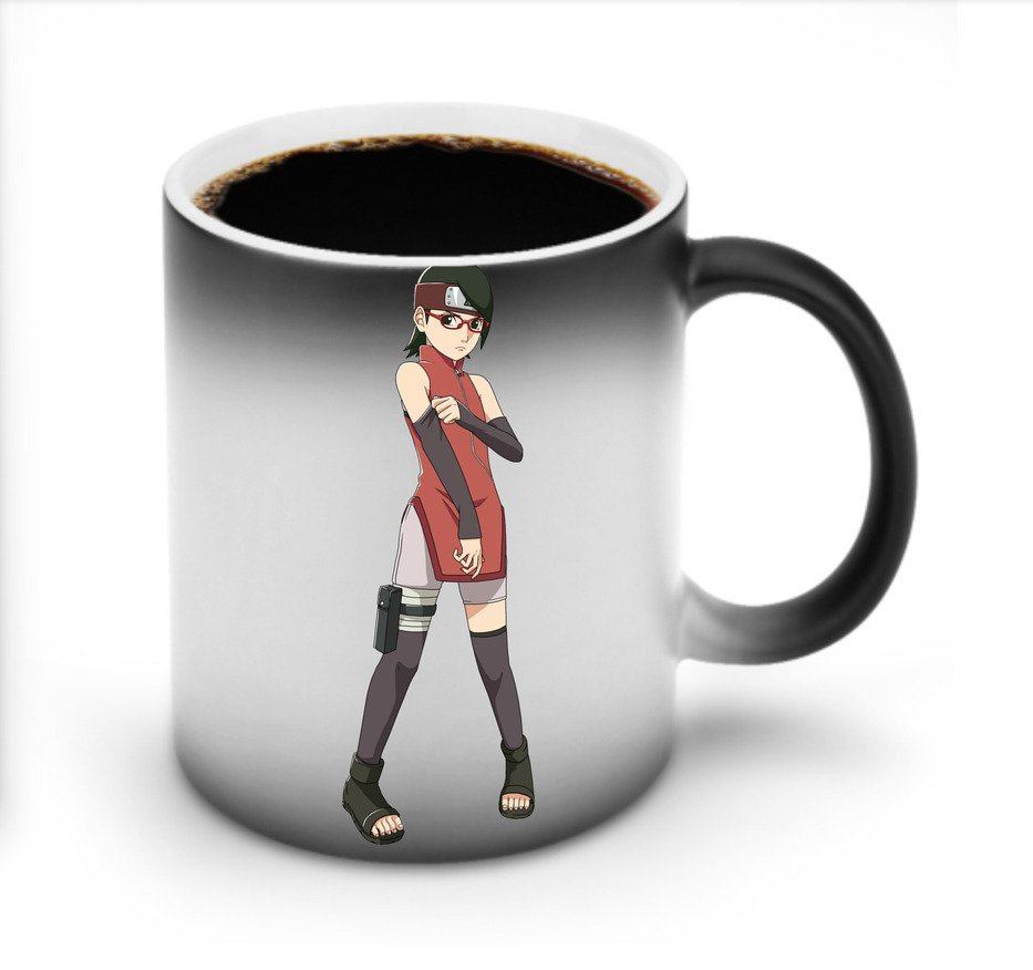 （画像用） NARUTO -ナルト- うちは サラダ Uchiha Sarada 温度変色マグカップ